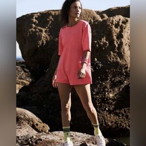 NWT FP Movement by Free People Hot Shot Tee Romper, Size S